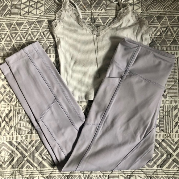 lululemon athletica Pants - Lilac leggings lululemon dupe